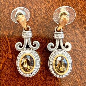 Brighton Elegant Gold and Silver Earrings